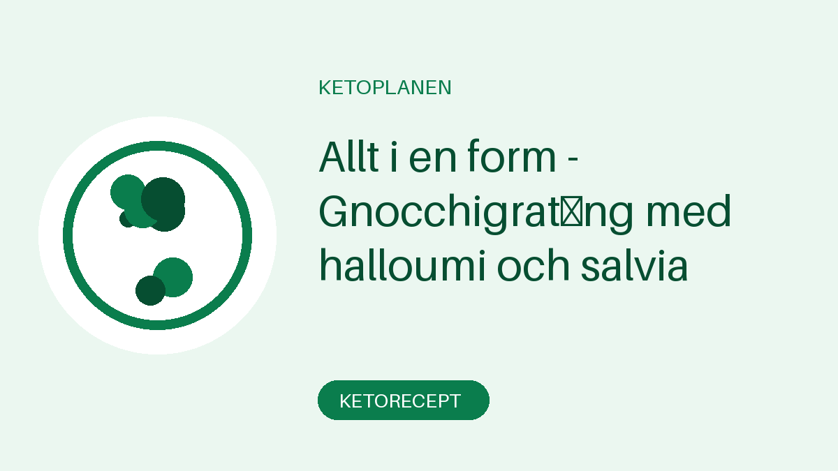 Allt i en form - Gnocchigratäng med halloumi och salvia