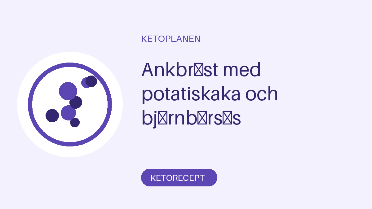 Ankbröst med potatiskaka och björnbärsås