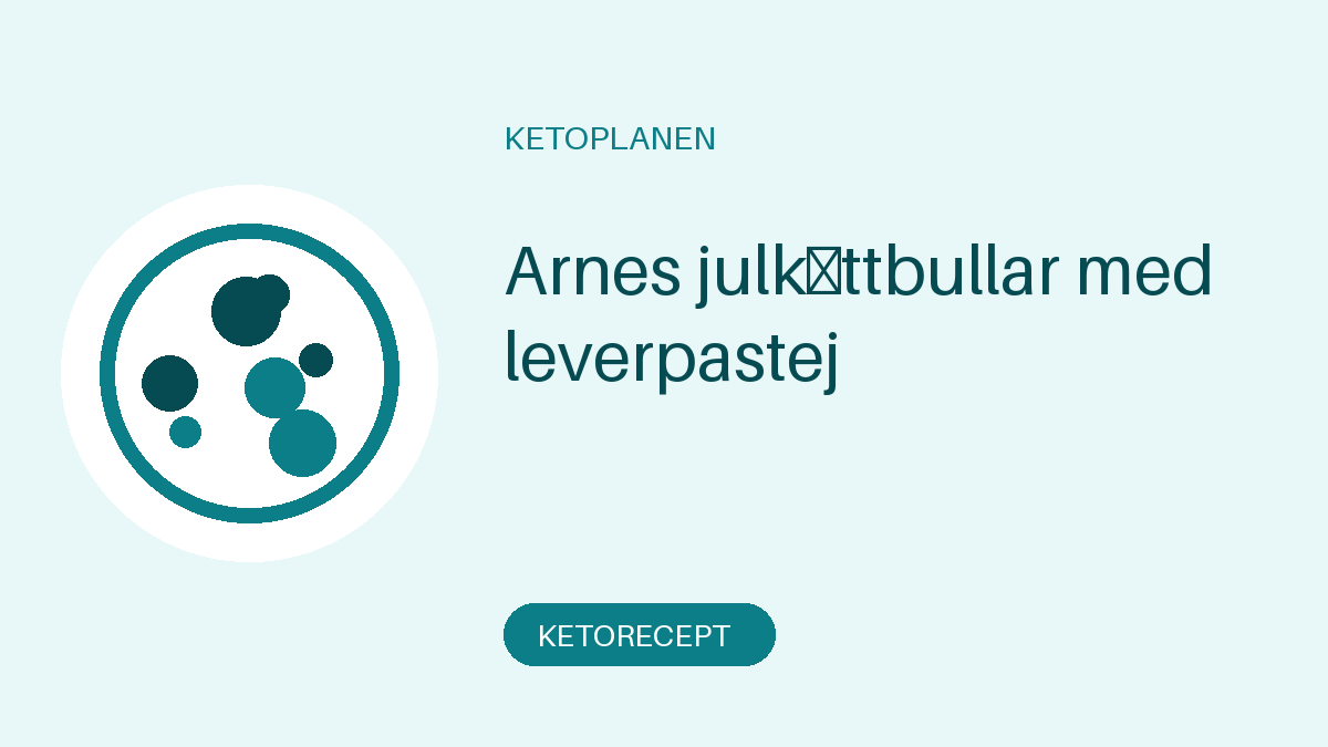 Arnes julköttbullar med leverpastej