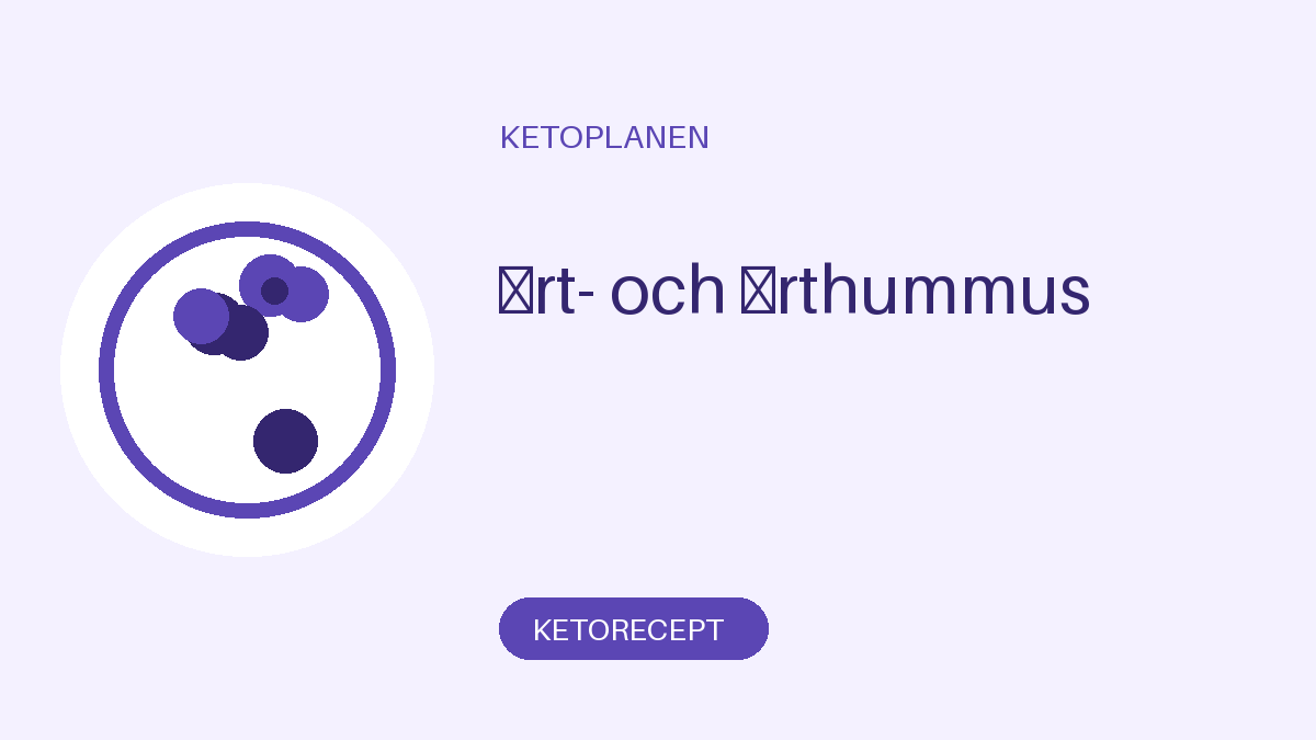 Ärt- och örthummus