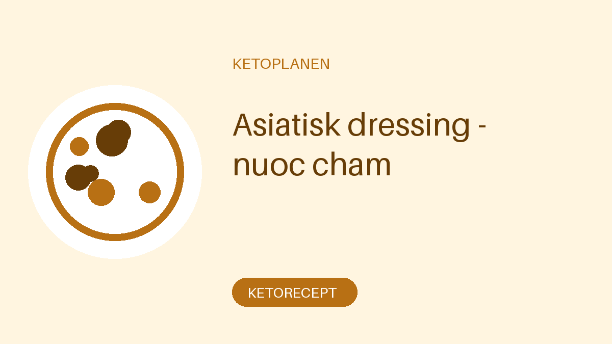Asiatisk dressing - nuoc cham