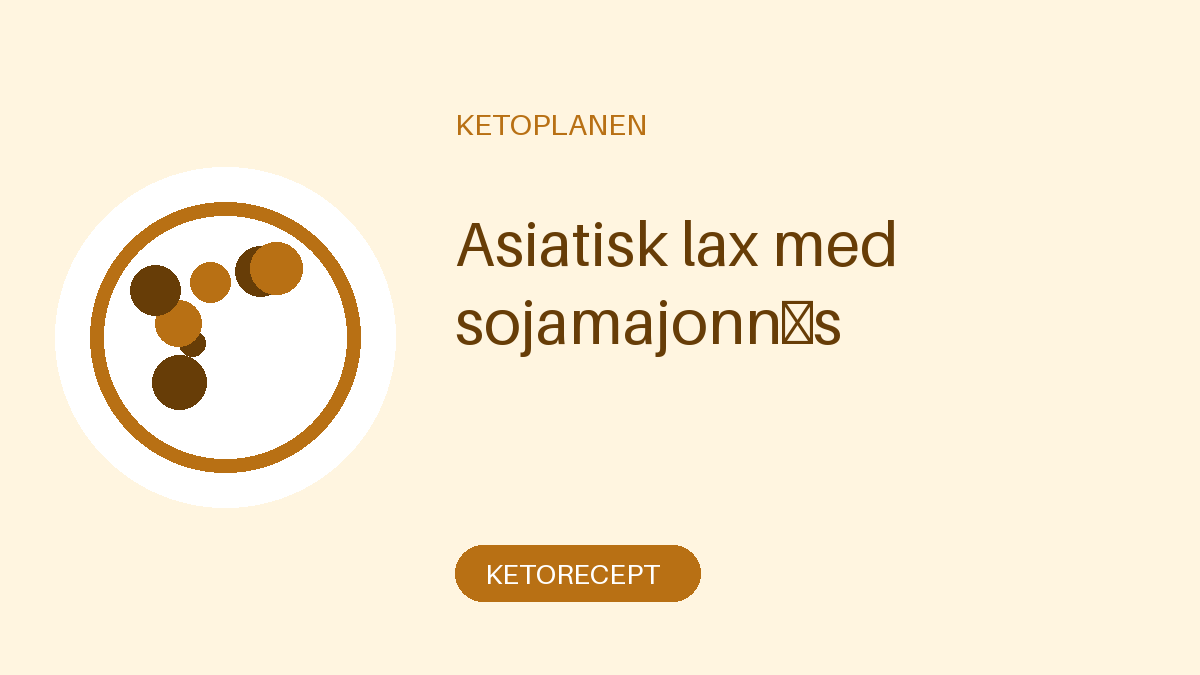 Asiatisk lax med sojamajonnäs