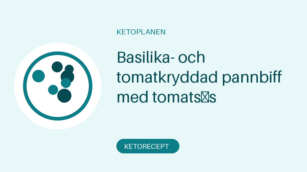 Basilika- och tomatkryddad pannbiff med tomatsås