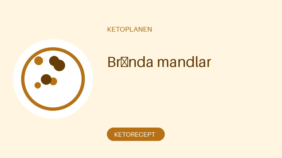 Brända mandlar