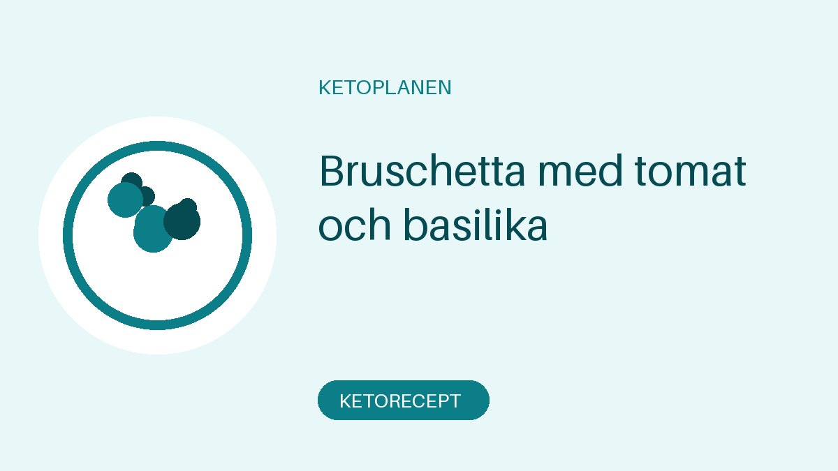 Bruschetta med tomat och basilika