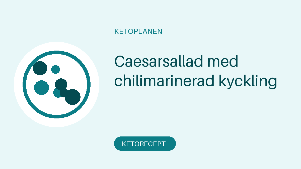 Caesarsallad med chilimarinerad kyckling