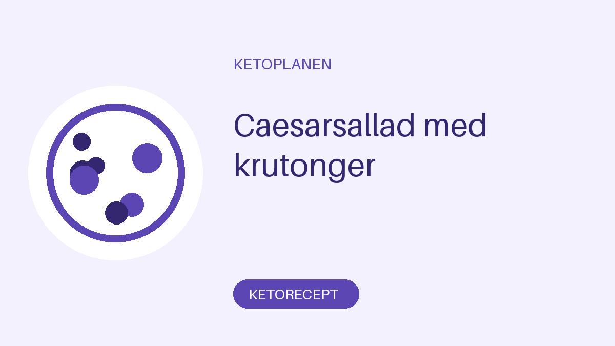 Caesarsallad med krutonger
