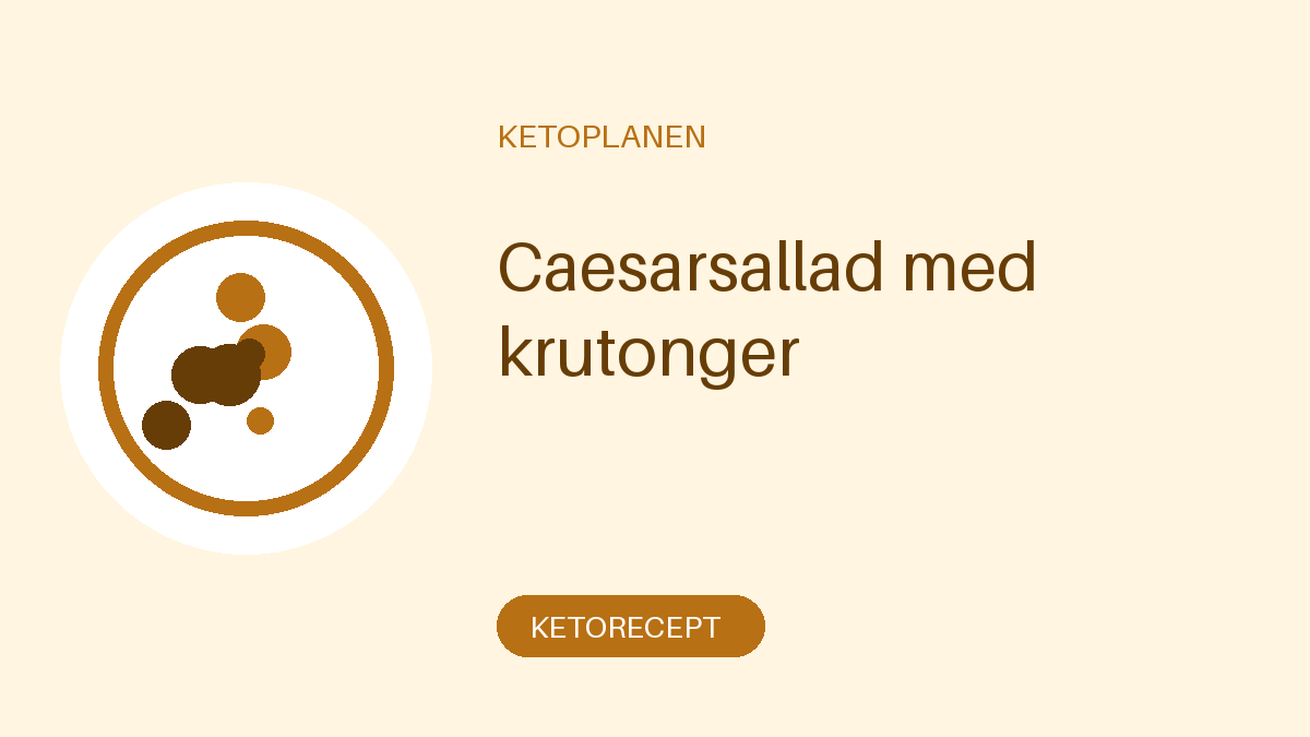 Caesarsallad med krutonger