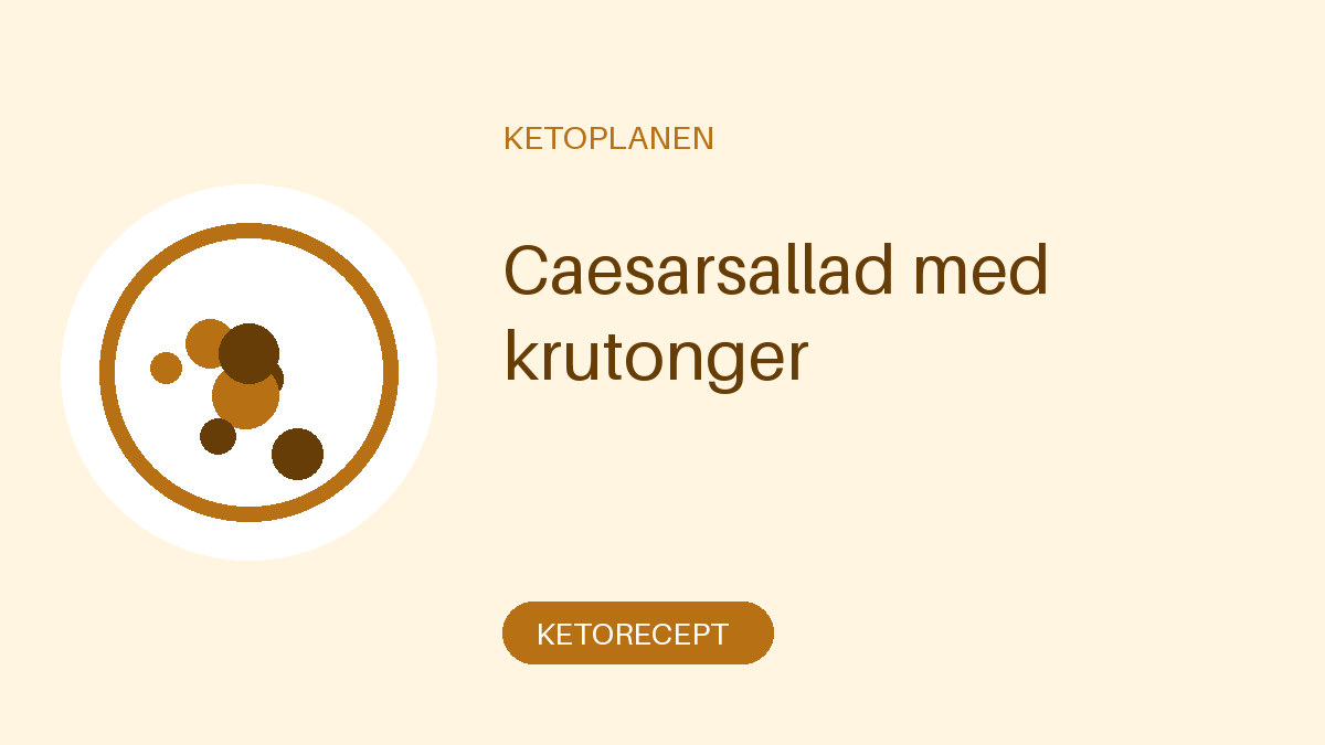 Caesarsallad med krutonger