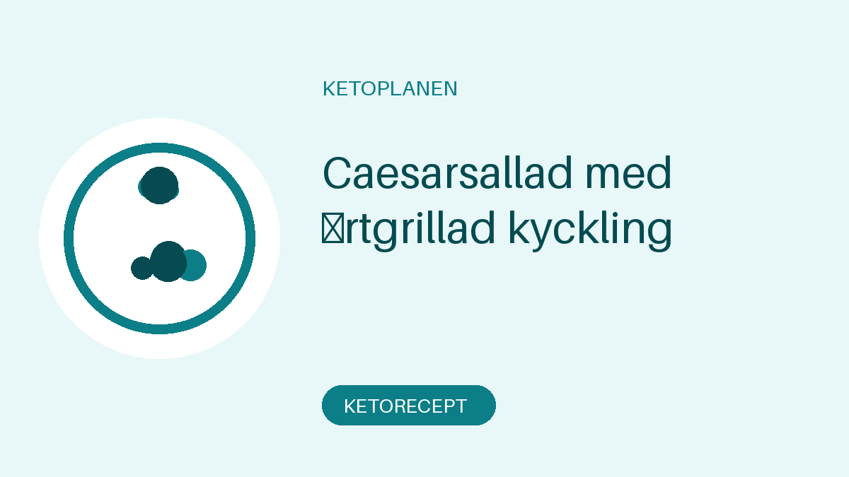 Caesarsallad med örtgrillad kyckling