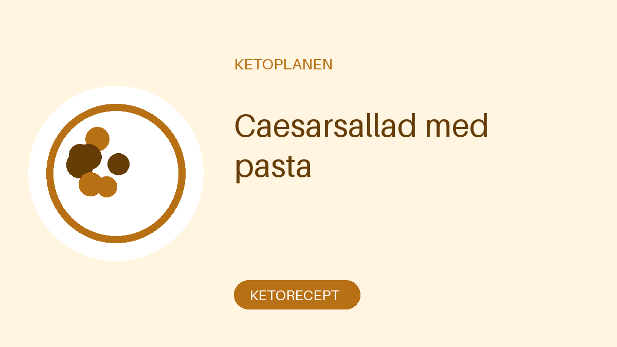 Caesarsallad med pasta