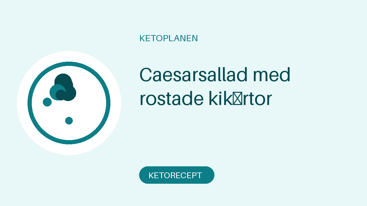 Caesarsallad med rostade kikärtor