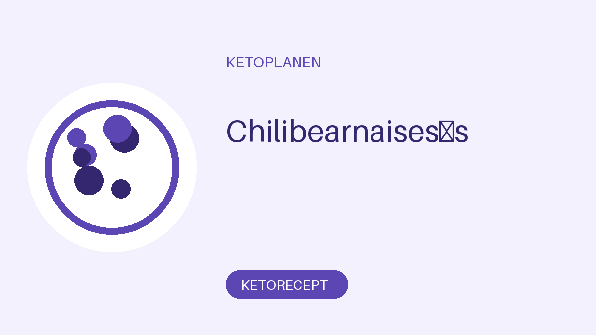 Chilibearnaisesås