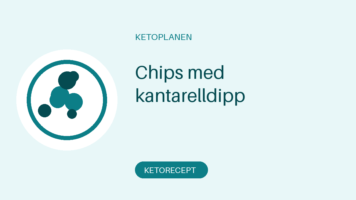 Chips med kantarelldipp