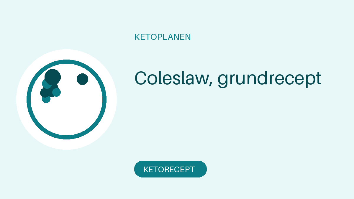 Coleslaw, grundrecept