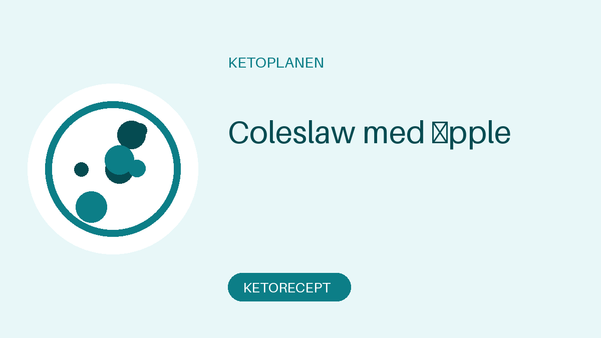 Coleslaw med äpple