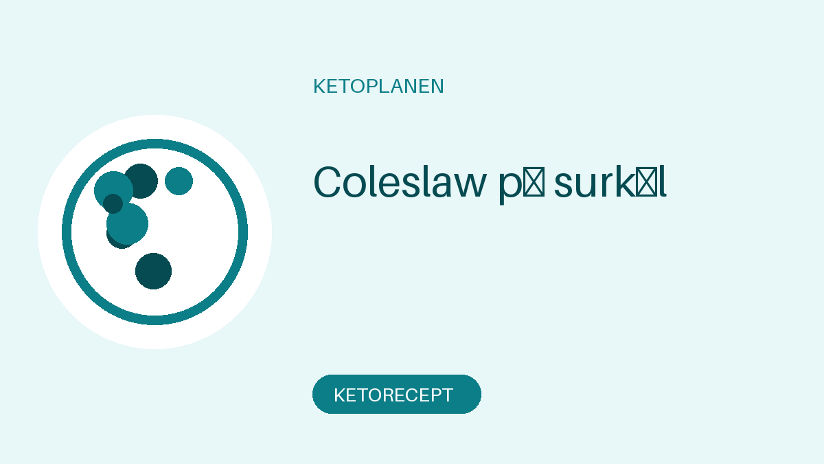 Coleslaw på surkål