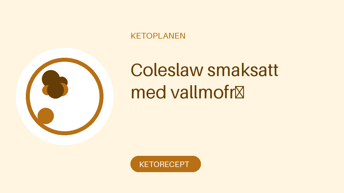 Coleslaw smaksatt med vallmofrö