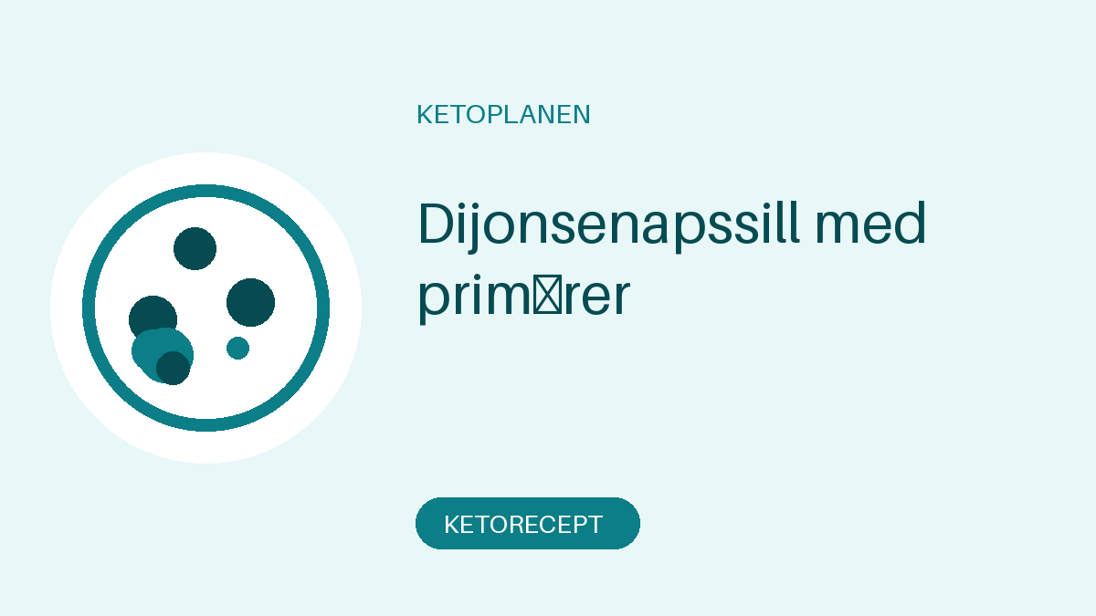 Dijonsenapssill med primörer