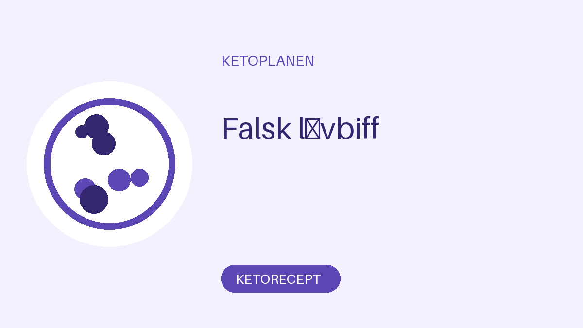 Falsk lövbiff