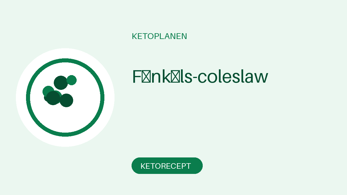 Fänkåls-coleslaw