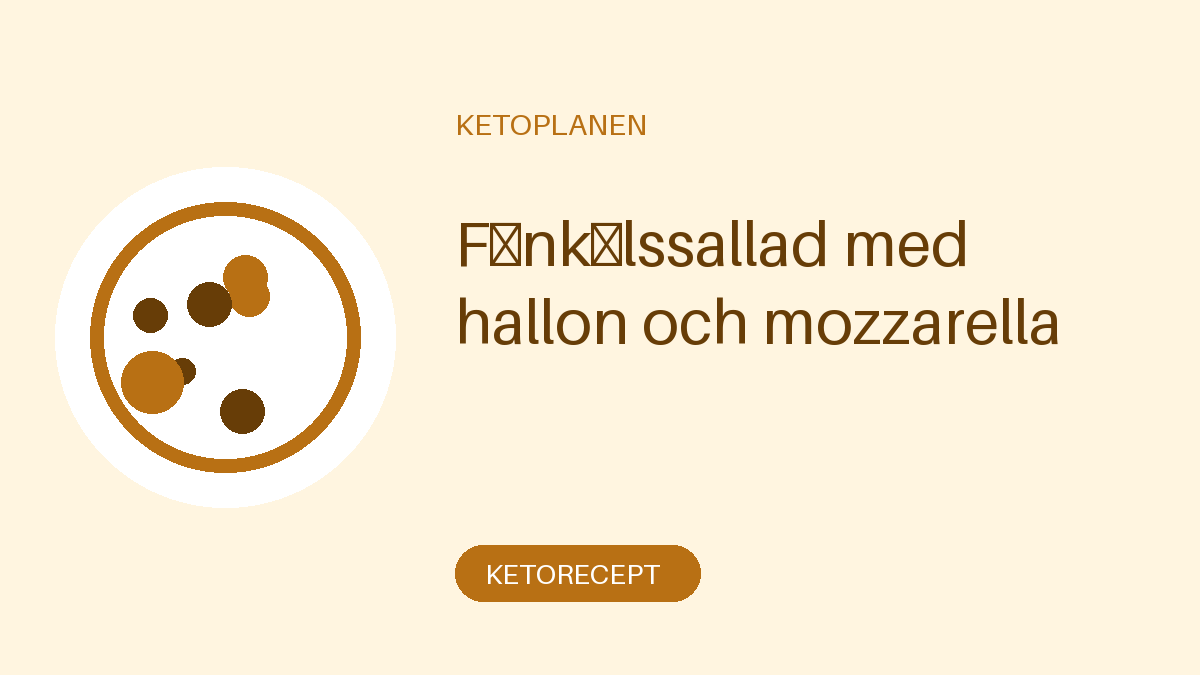 Fänkålssallad med hallon och mozzarella