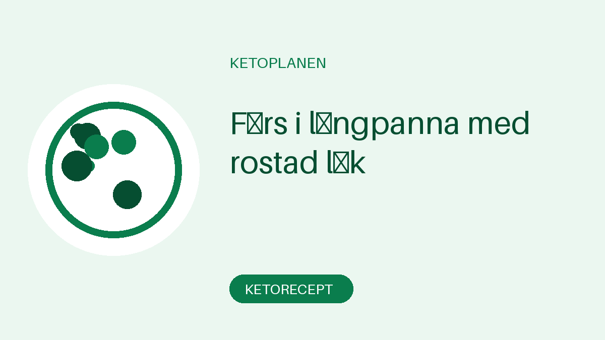 Färs i långpanna med rostad lök