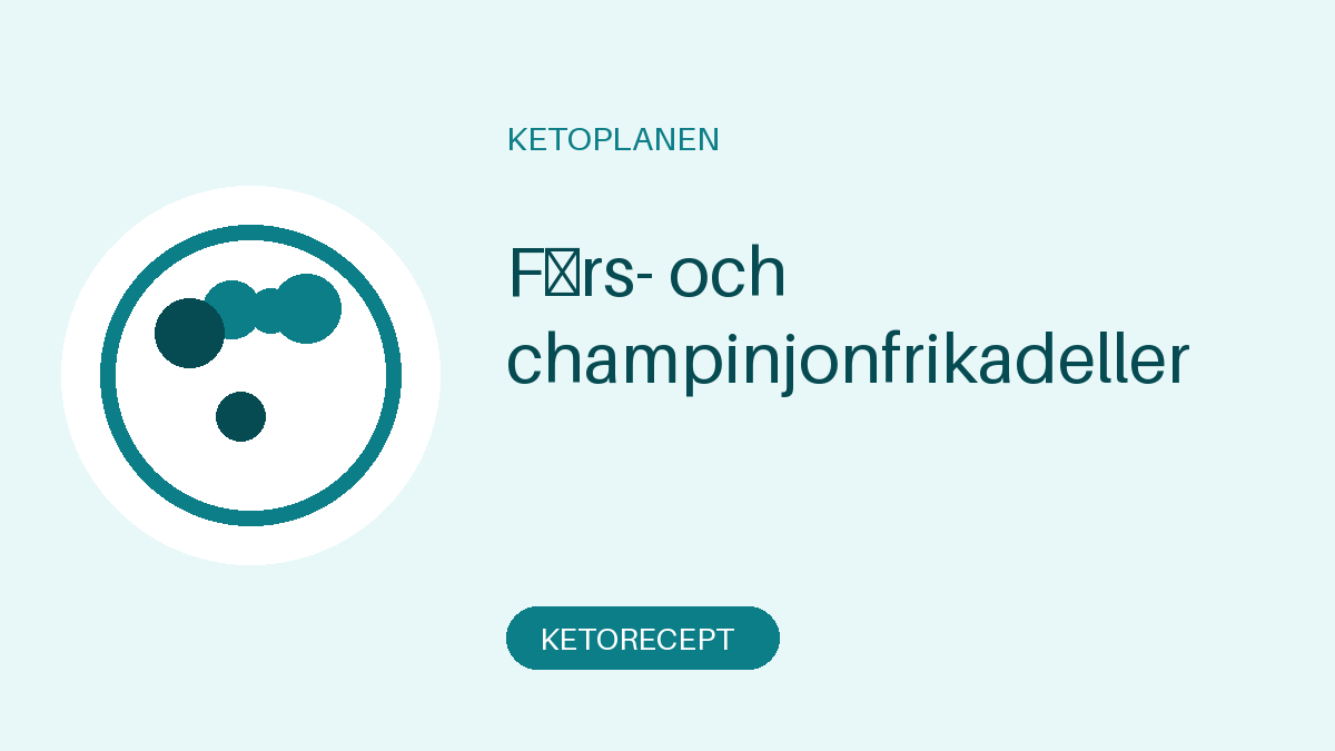 Färs- och champinjonfrikadeller