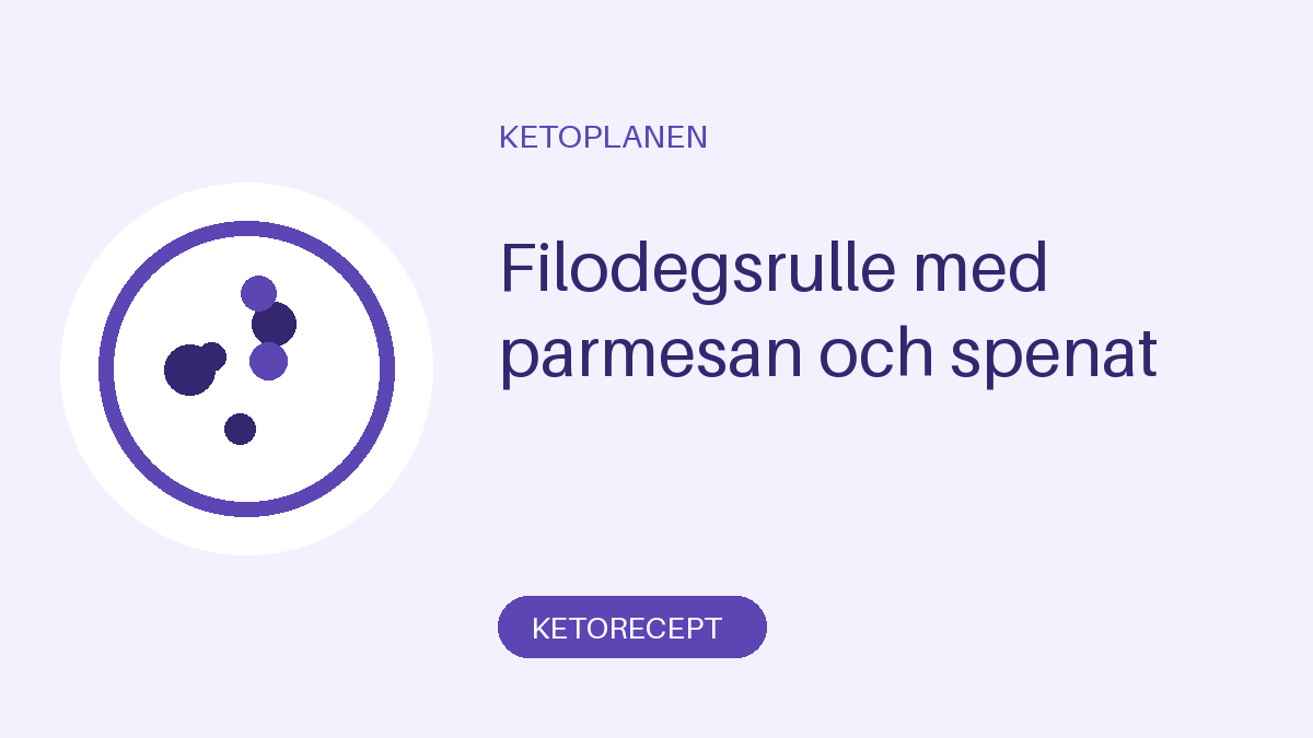 Filodegsrulle med parmesan och spenat
