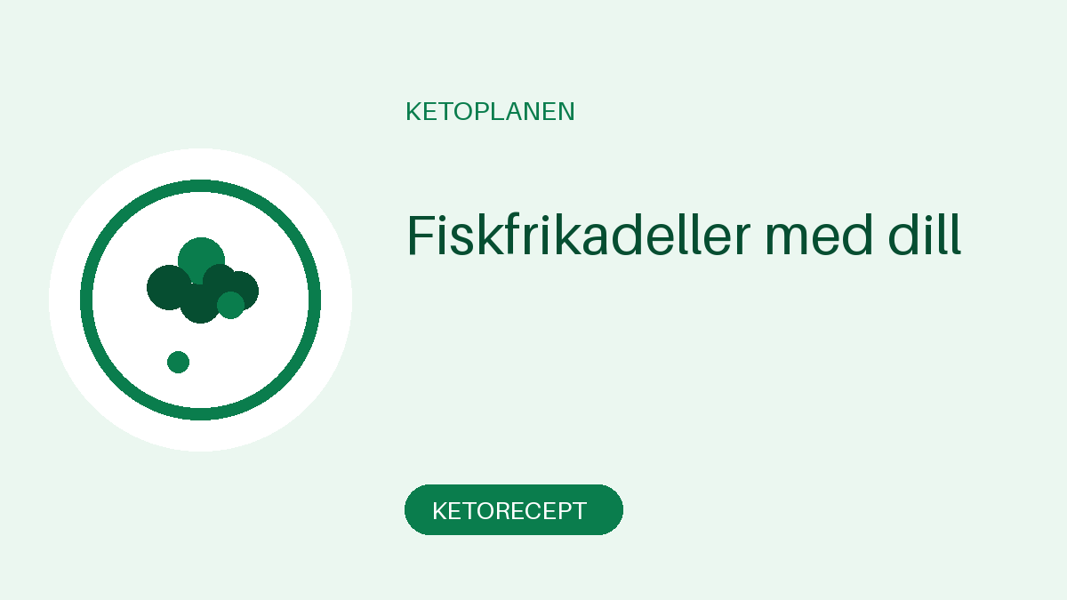 Fiskfrikadeller med dill