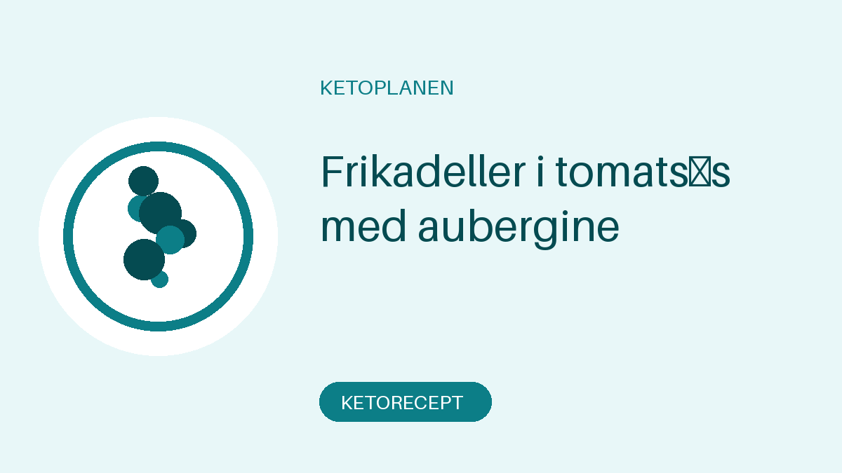 Frikadeller i tomatsås med aubergine