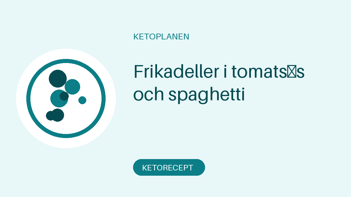 Frikadeller i tomatsås och spaghetti