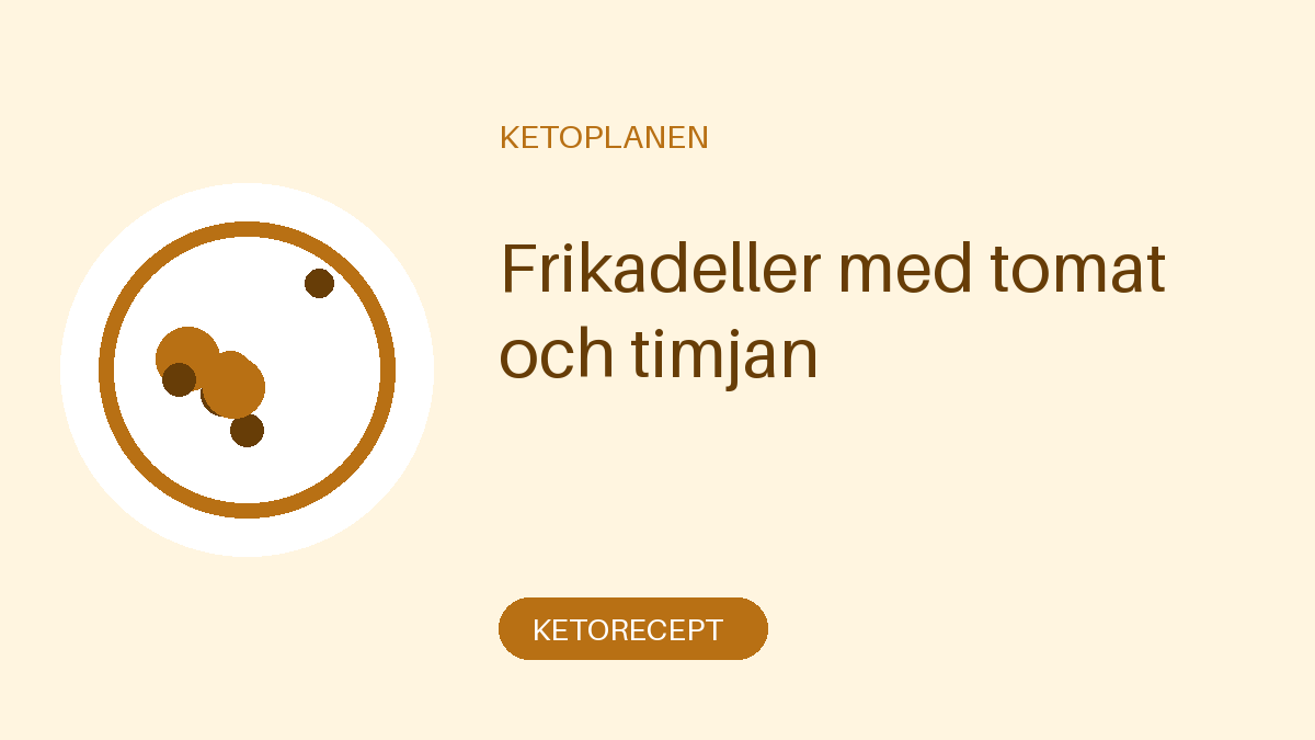 Frikadeller med tomat och timjan