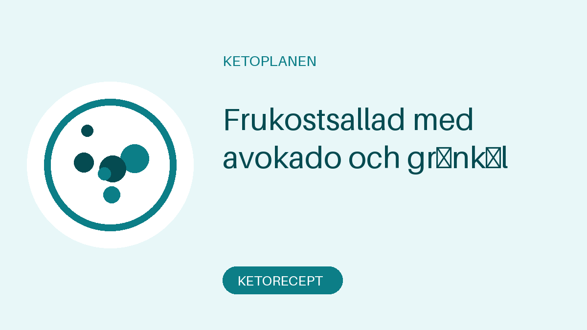Frukostsallad med avokado och grönkål