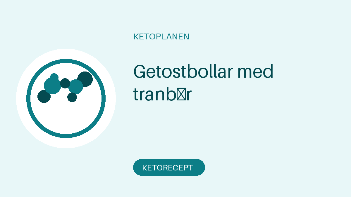 Getostbollar med tranbär