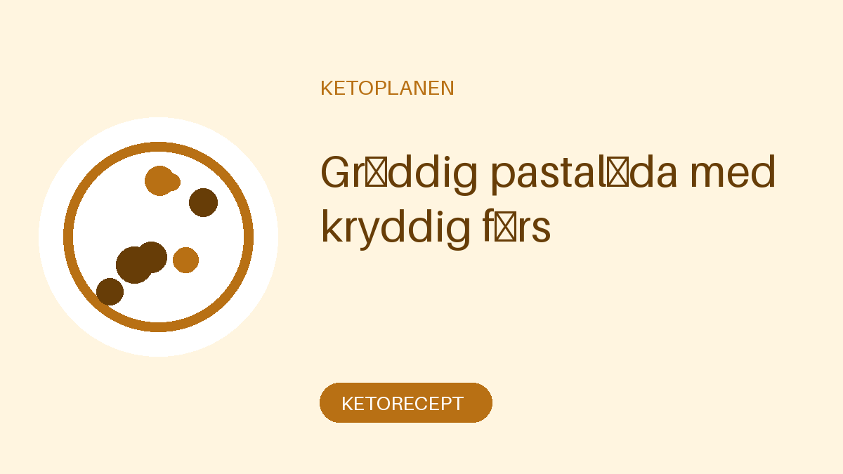 Gräddig pastalåda med kryddig färs