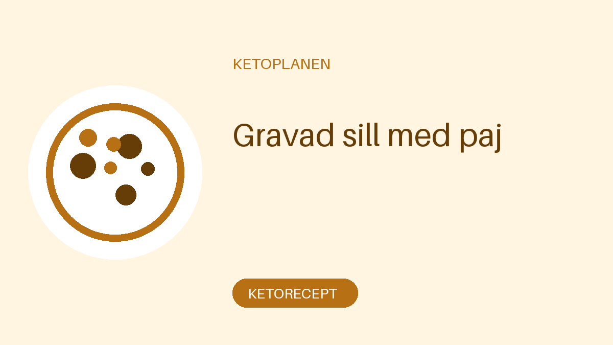 Gravad sill med paj