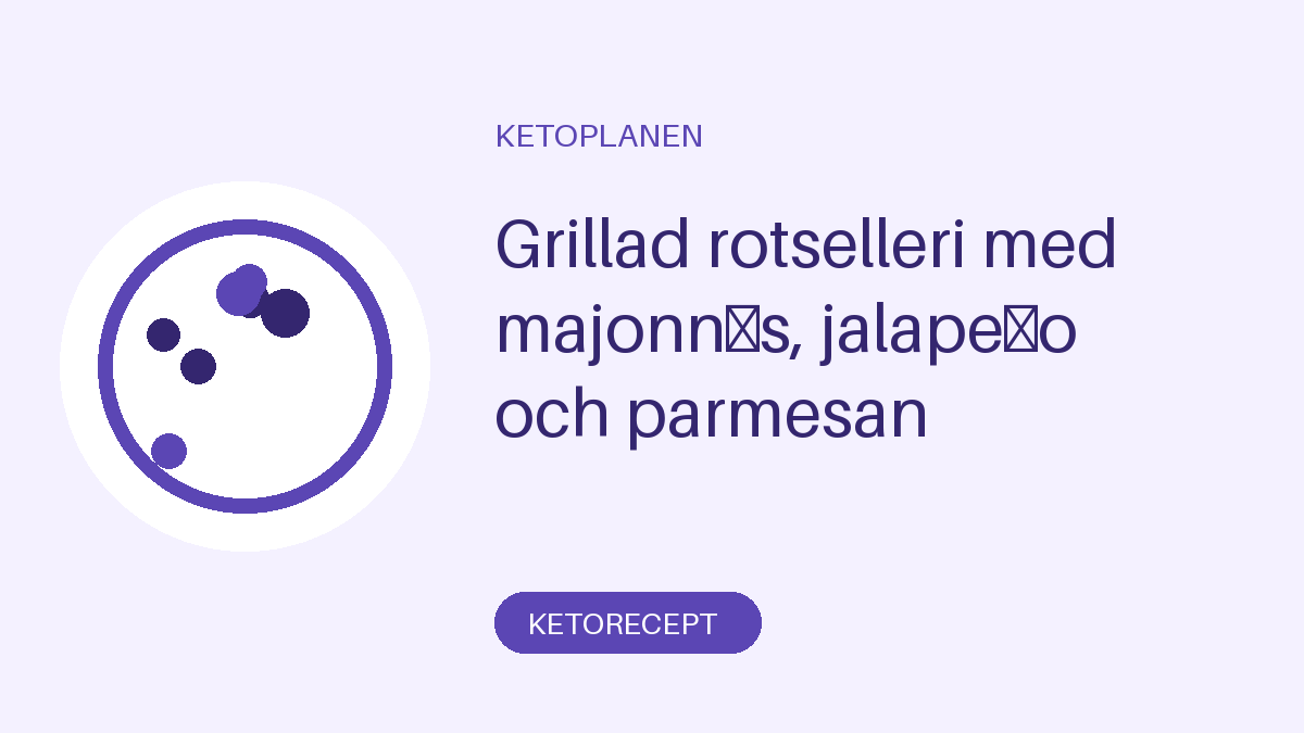 Grillad rotselleri med majonnäs, jalapeño och parmesan
