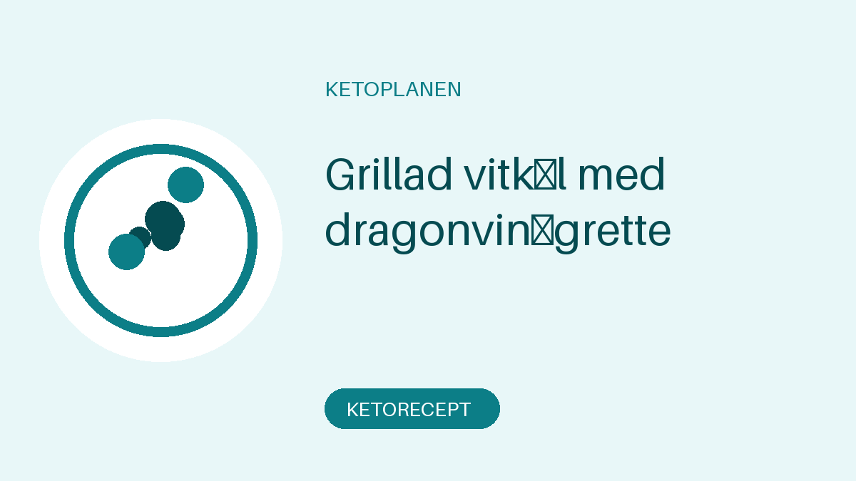 Grillad vitkål med dragonvinägrette