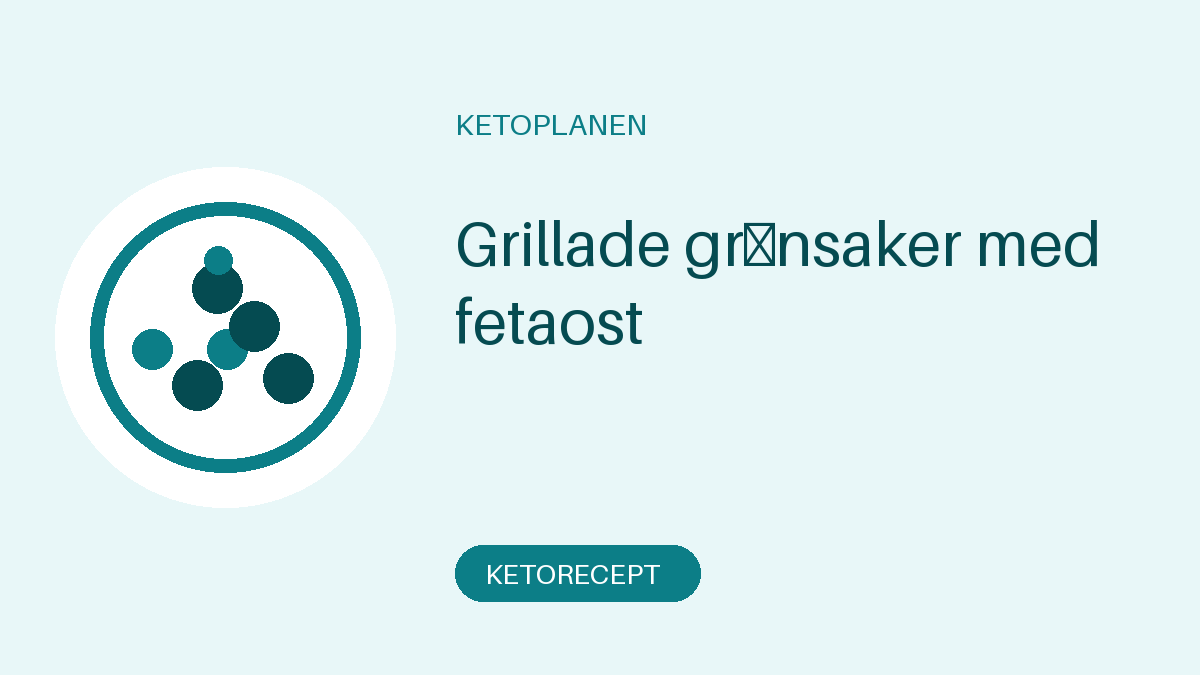 Grillade grönsaker med fetaost