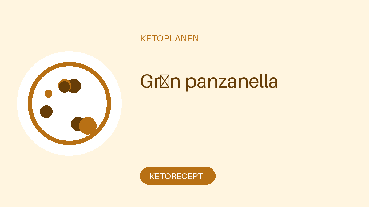 Grön panzanella