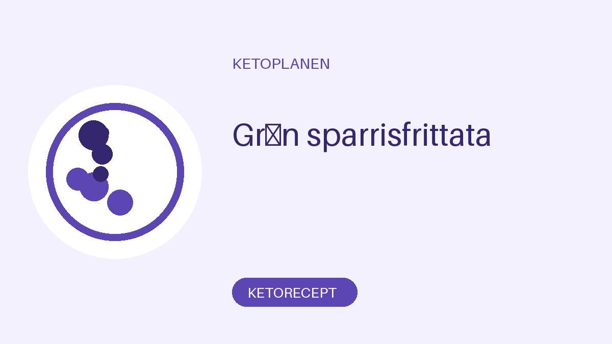 Grön sparrisfrittata