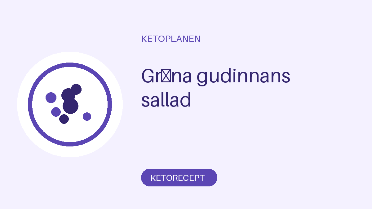 Gröna gudinnans sallad