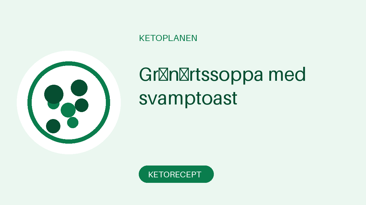 Grönärtssoppa med svamptoast