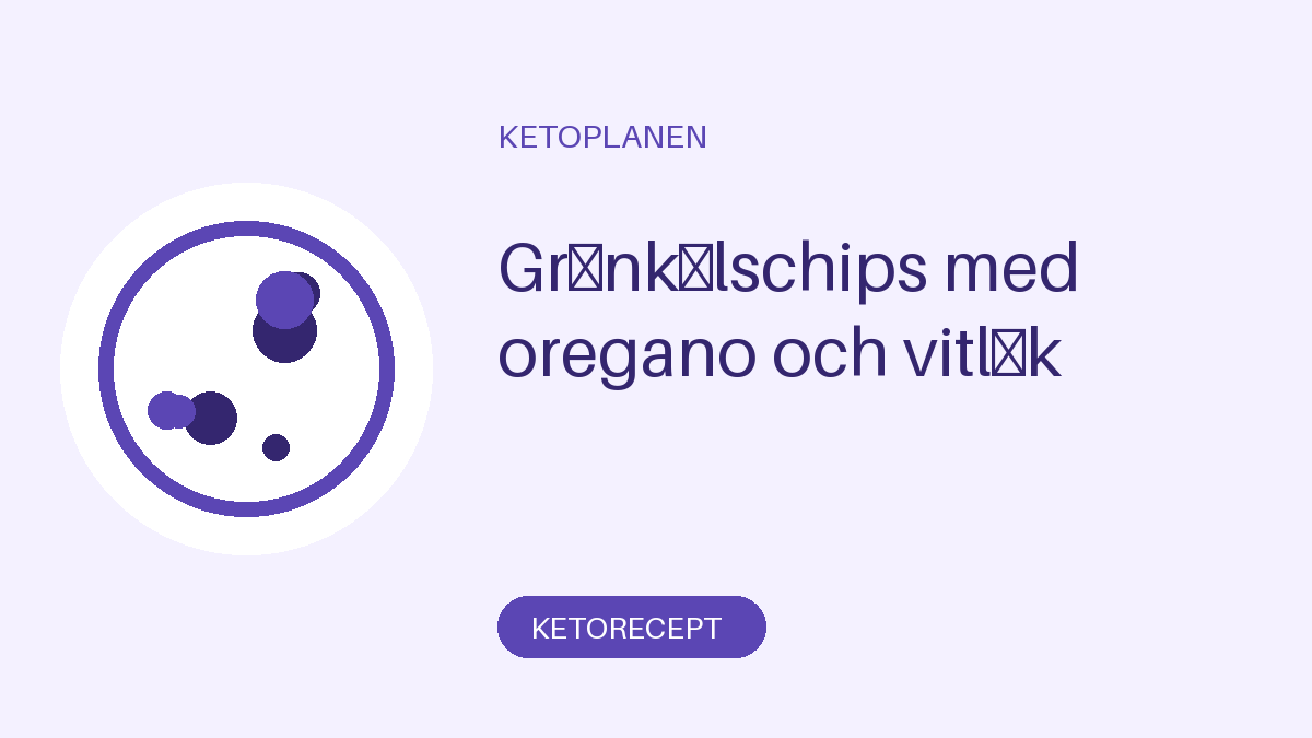 Grönkålschips med oregano och vitlök