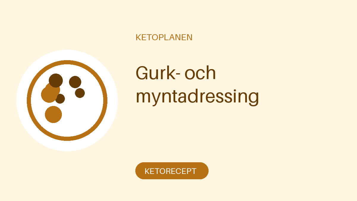 Gurk- och myntadressing