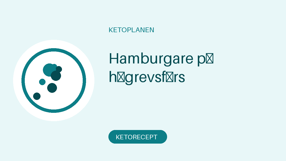 Hamburgare på högrevsfärs