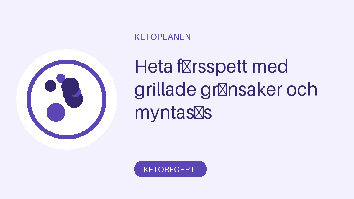 Heta färsspett med grillade grönsaker och myntasås