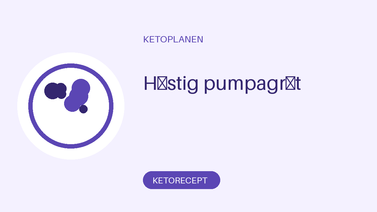 Höstig pumpagröt