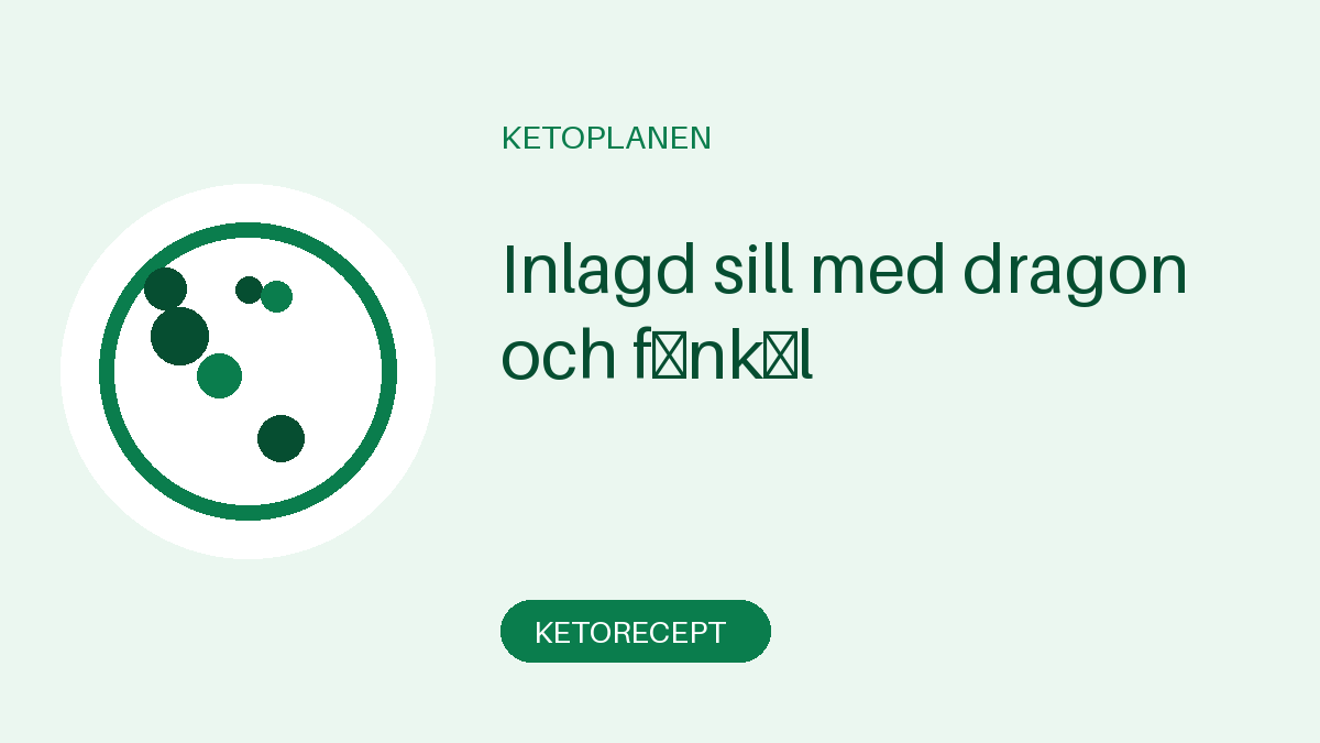 Inlagd sill med dragon och fänkål